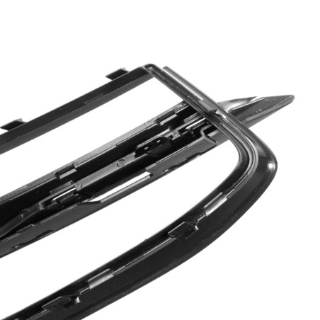 Grille de guide d'air inférieure droite de pare-chocs avant - Pièces d'origine Audi 4G0807682P9B9 Grille de guide d'air inférieure droite de pare-chocs avant - Pièces d'origine Audi 4G0807682P9B9