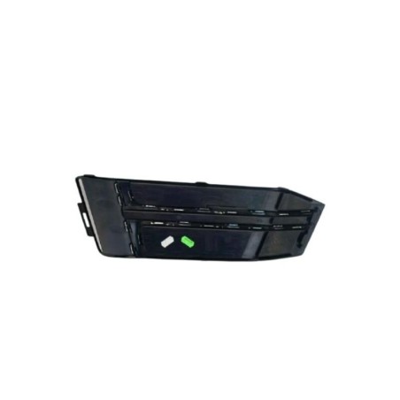 Grille de guide d'air inférieure droite avant avec chrome de pare-chocs - Pièces d'origine Audi 8W0807682FRU6 Grille de guide d'air inférieure droite avant avec chrome de pare-chocs - Pièces d'origine Audi 8W0807682FRU6