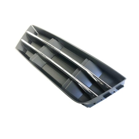 Grille de guide d'air inférieure droite avant avec pare-chocs chromé - Pièces d'origine Audi 8W0807682RRU6 Grille de guide d'air inférieure droite avant avec pare-chocs chromé - Pièces d'origine Audi 8W0807682RRU6
