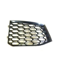 Grille d'aération inférieure droite de pare-chocs avant en noir - Pièces d'origine Audi 8W6807682PT94