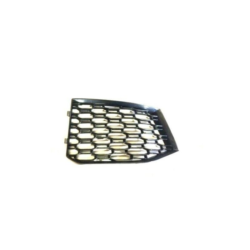 Grille d'aération inférieure droite de pare-chocs avant en noir - Pièces d'origine Audi 8W6807682PT94
