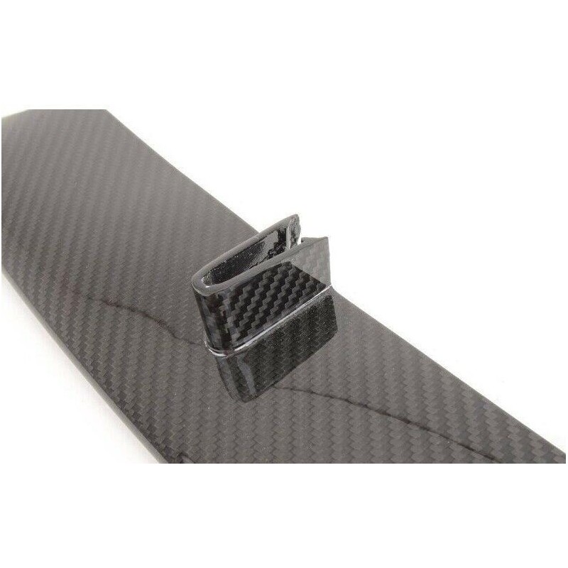 Lame de spoiler inférieure de pare-chocs avant en carbone - Pièces d'origine Audi 8J0807110A