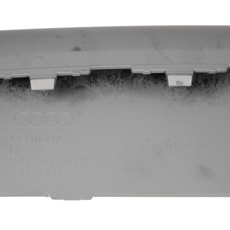 Lame de spoiler inférieure de pare-chocs avant apprêtée - Pièces d'origine Audi 8J0807110FGRU