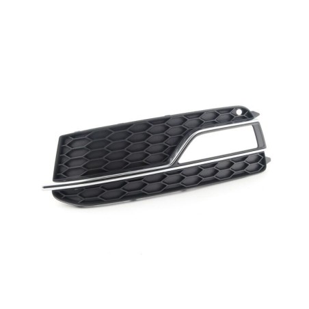 Grille de brouillard gauche coté conducteur pour pare-chocs avant - Pièces d'origine Audi 8T0807681M01C Grille de brouillard gauche coté conducteur pour pare-chocs avant - Pièces d'origine Audi 8T0807681M01C