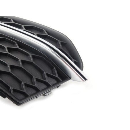 Grille de brouillard gauche coté conducteur pour pare-chocs avant - Pièces d'origine Audi 8T0807681M01C Grille de brouillard gauche coté conducteur pour pare-chocs avant - Pièces d'origine Audi 8T0807681M01C