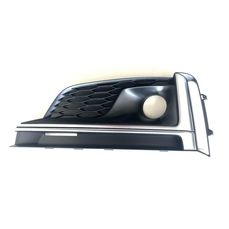 Grille de brouillard gauche coté conducteur pour pare-chocs avant - Pièces d'origine Audi 8W6807681JRU6