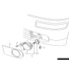 Pare-chocs avant coté conducteur Lampe de brouillard gauche - Pièces d'origine Audi 8Z0941699 Pare-chocs avant coté conducteur Lampe de brouillard gauche - Pièces d'origine Audi 8Z0941699
