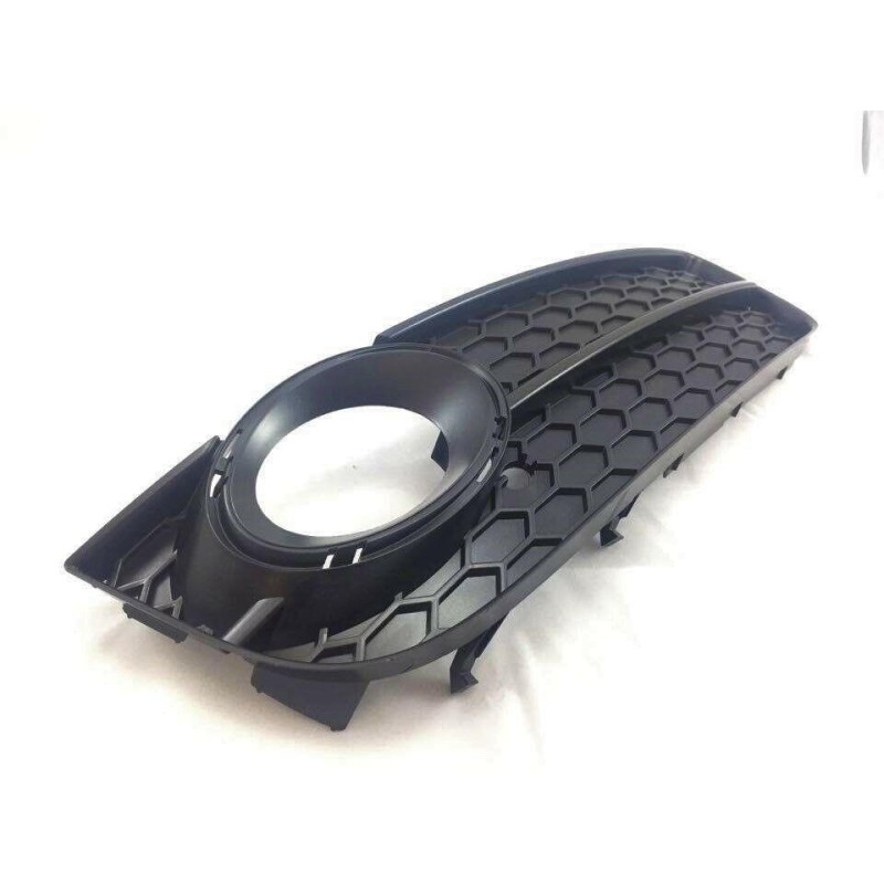 Grille de phare antibrouillard avant droit + entourage de pare-chocs avant - Pièces d'origine Audi 8T080768201C/8TO8531023FZ