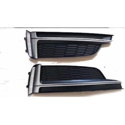 Ensemble de grille d'aération avant pare-chocs côté droit coté passager et côté gauche coté conducteur - Pièces d'origine Audi 8