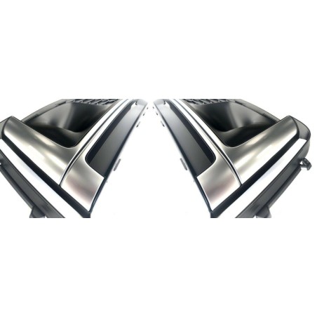 Ensemble de grille de brouillard avant pare-chocs coté passager droit coté conducteur gauche - Pièces d'origine Audi 8W6807682LR Ensemble de grille de brouillard avant pare-chocs coté passager droit coté conducteur gauche - Pièces d'origine Audi 8W6807682LR