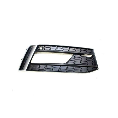 Bouclier avant gris platine avec grille de lumière antibrouillard droite côté passager - Pièces d'origine Audi 8XA807648A1RR Bouclier avant gris platine avec grille de lumière antibrouillard droite côté passager - Pièces d'origine Audi 8XA807648A1RR