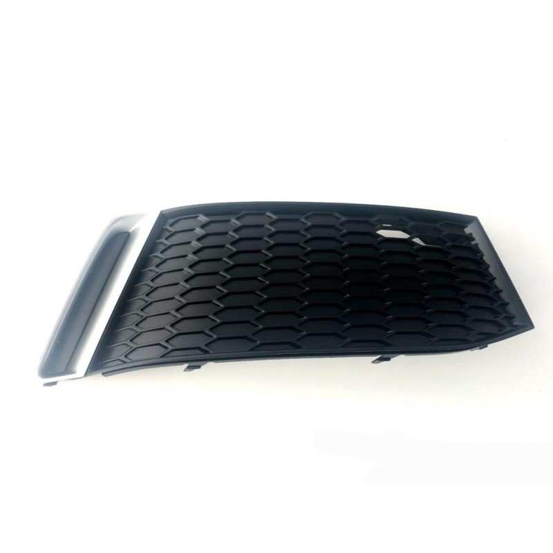Grille de guide d'air en aluminium mat pour pare-chocs avant droit - Pièces d'origine Audi 8XA807648AP6
