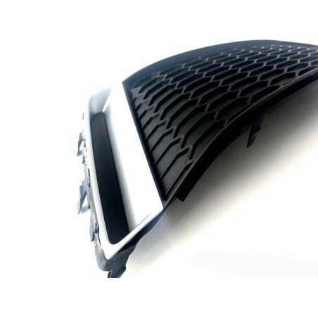 Grille de guide d'air en aluminium mat pour pare-chocs avant droit - Pièces d'origine Audi 8XA807648AP6 Grille de guide d'air en aluminium mat pour pare-chocs avant droit - Pièces d'origine Audi 8XA807648AP6