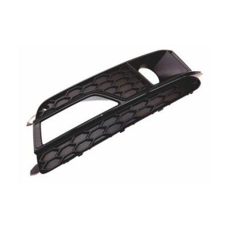 Bouclier avant droit avec couvercle de grille pour feux antibrouillard et noir - Pièces d'origine Audi 8T0807682L01C. Bouclier avant droit avec couvercle de grille pour feux antibrouillard et noir - Pièces d'origine Audi 8T0807682L01C.