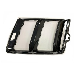 Cadre de calandre avant droit avec pare-chocs avant en chrome foncé brillant - Pièces d'origine Audi 4S0807682ARN4