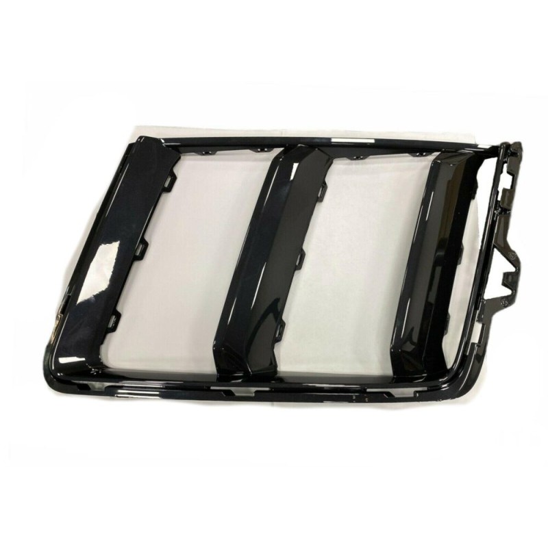 Cadre de calandre avant droit avec pare-chocs avant en chrome foncé brillant - Pièces d'origine Audi 4S0807682ARN4