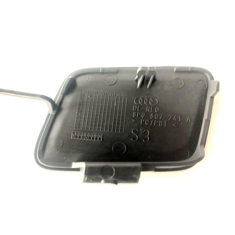 Capuchon de couverture de crochet de remorquage de pare-chocs avant - Pièces d'origine Audi 8P0807241AGRU