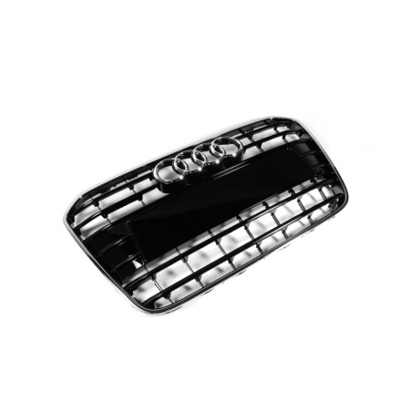 Ensemble de calandre centrale avant en noir brillant - Pièces d'origine Audi 4G0853651T94 Ensemble de calandre centrale avant en noir brillant - Pièces d'origine Audi 4G0853651T94