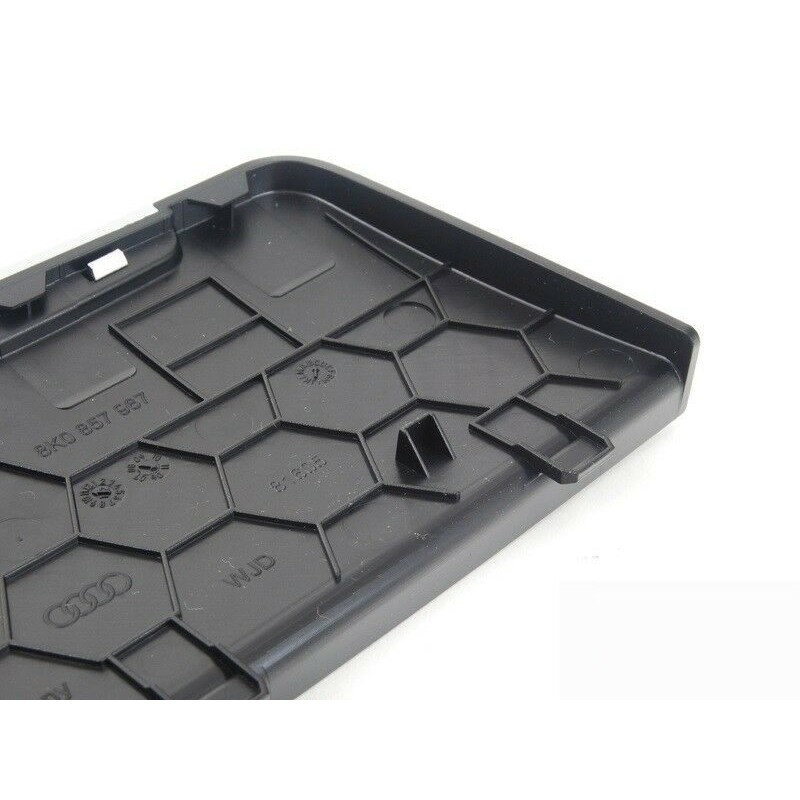Couvercle de couvercle de cendrier de console avant noir - Pièces d'origine Audi 8K0857967V10