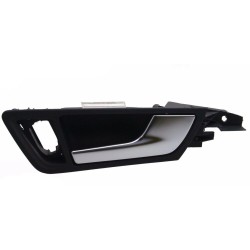 Poignée d'actionneur intérieur de porte avant droite côté passager en noir âme - Pièces d'origine Audi 8R0837020A6PS