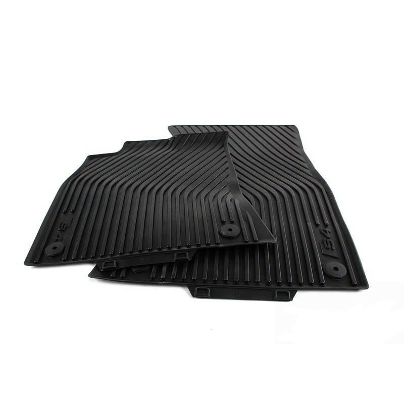 Tapis de sol avant en caoutchouc noir paire Lhd - Pièces d'origine Audi 8K1061221A041