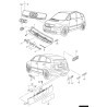 Emblème de calandre avant chromé - Pièces d'origine Audi 8Z08536052ZZ Emblème de calandre avant chromé - Pièces d'origine Audi 8Z08536052ZZ