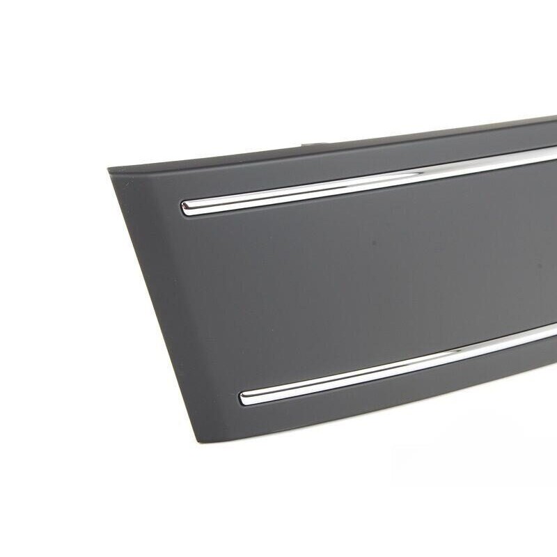 Suppression de la plaque d'immatriculation du pare-chocs avant en noir - Pièces d'origine Audi 4L08072873FZ.