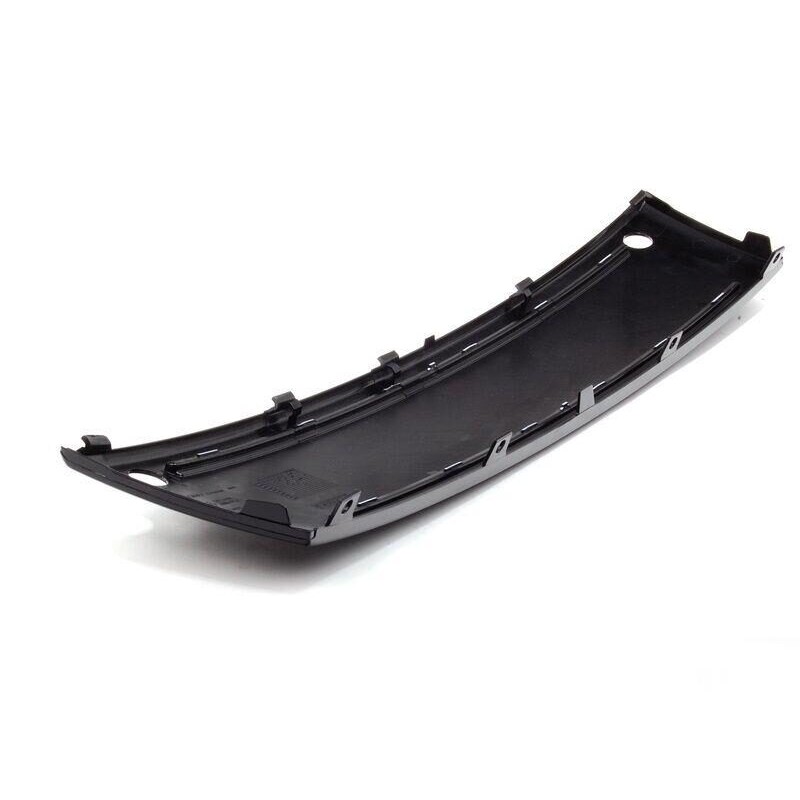 Suppression de la plaque d'immatriculation du pare-chocs avant en noir brillant - Pièces d'origine Audi 4E0807285AMT94.