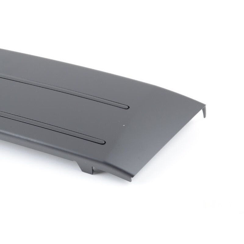 Suppression de la plaque d'immatriculation du pare-chocs avant en noir mat - Pièces d'origine Audi 8R0807287D3FZ.