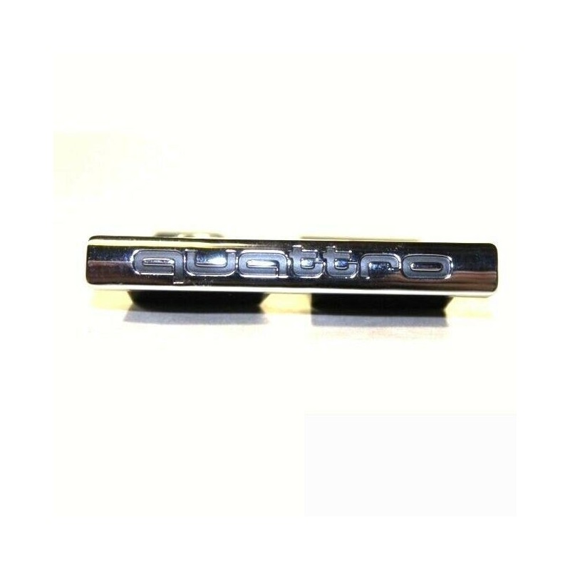 Calandre avant Quattro Inscription Chrome Emblem - Pièces d'origine Audi 8P38537362ZZ