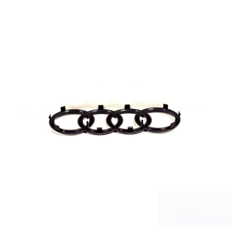 Calandre avant avec emblème en anneaux noirs - Pièces d'origine Audi 8T0853605T94