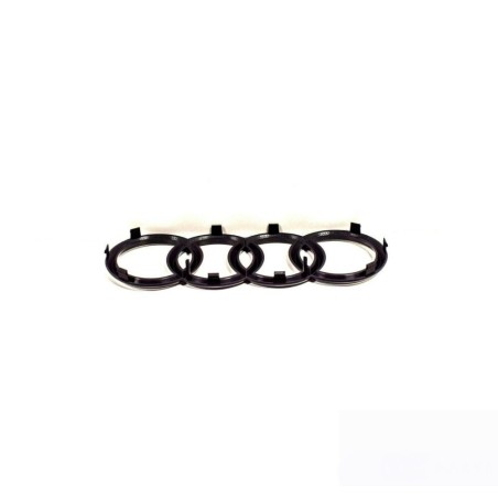 Calandre avant avec emblème en anneaux noirs - Pièces d'origine Audi 8T0853605T94 Calandre avant avec emblème en anneaux noirs - Pièces d'origine Audi 8T0853605T94