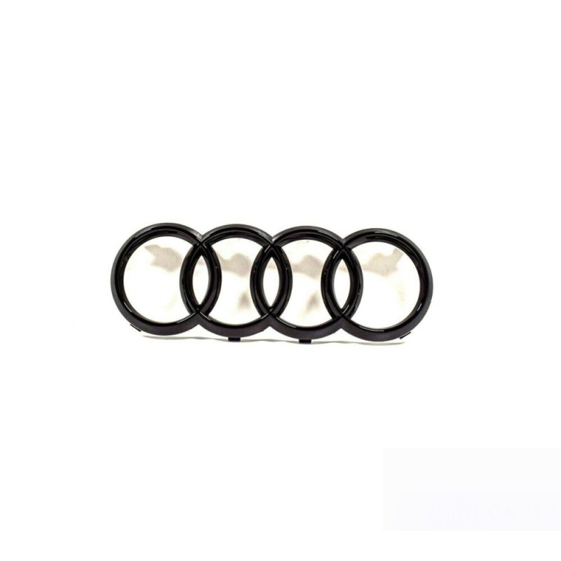 Calandre avant avec emblème en anneaux noirs - Pièces d'origine Audi 8T0853605T94