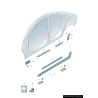 Cache de protection de patin de cric avant gauche apprêté - Pièces d'origine Audi 4G0853445AGRU Cache de protection de patin de cric avant gauche apprêté - Pièces d'origine Audi 4G0853445AGRU