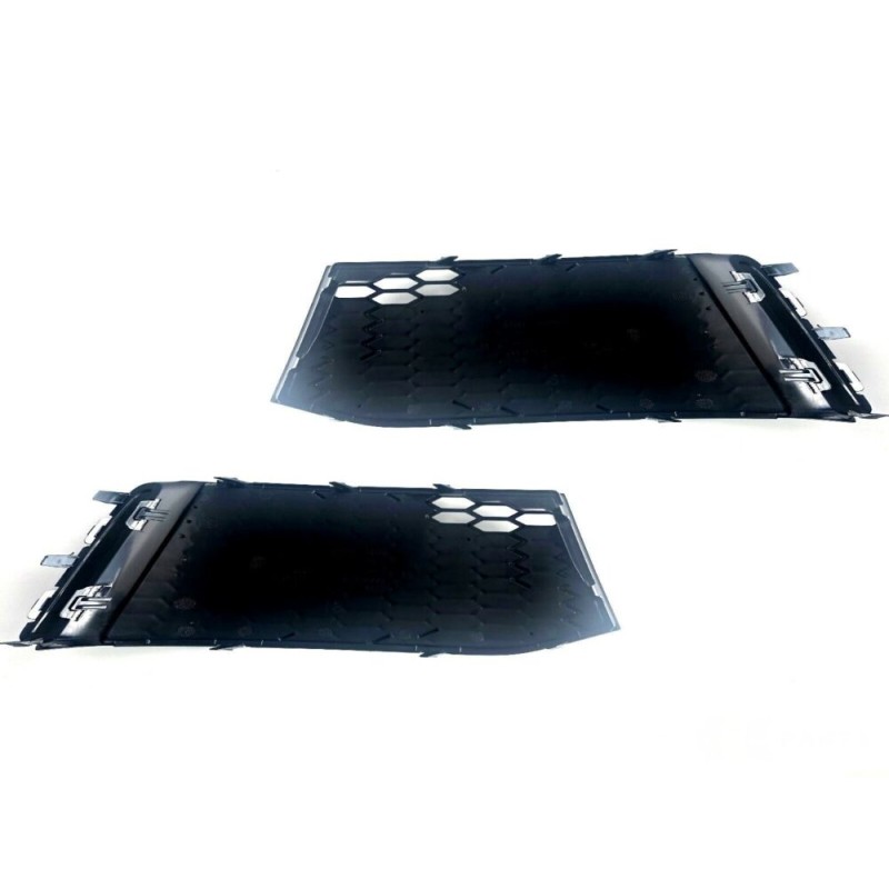 Grille de guide d'air en aluminium mat pour pare-chocs avant droit - Pièces d'origine Audi 8XA807648AP6