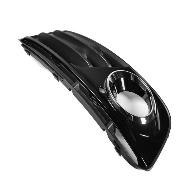 Ensemble de pare-chocs avant gauche et droit avec grille et phare antibrouillard noir - Pièces d'origine Audi 8R0807682JBJI/8R0