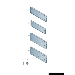 Support de plaque d'immatriculation avant - Pièces d'origine Audi 4G0807285AF3FZ