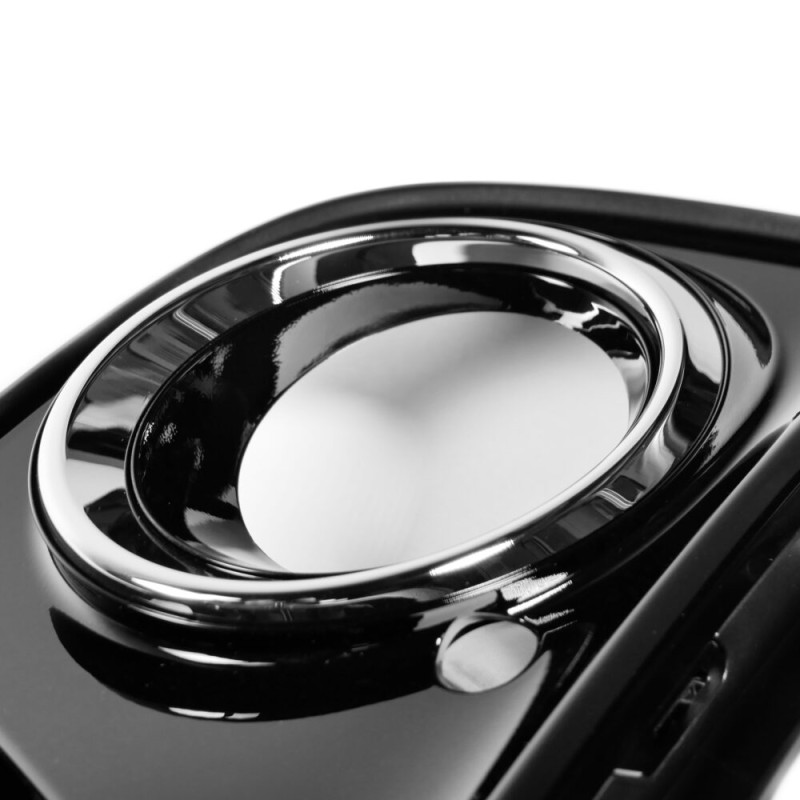 Grille de pare-chocs avant gauche avec phare antibrouillard noir - Pièces d'origine Audi 8R0807681MBJI.