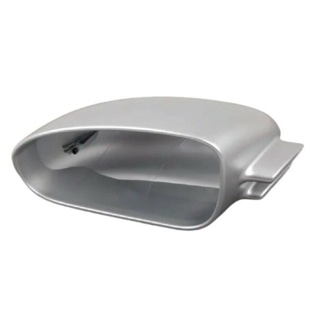 Capuchon de rétroviseur avant gauche en aluminium mat - Pièces d'origine Audi 8E0857527A1L1