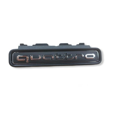Insigne de badge avant Quattro Chrome Inscription - Pièces d'origine Audi 8W0853736D2ZZ Insigne de badge avant Quattro Chrome Inscription - Pièces d'origine Audi 8W0853736D2ZZ
