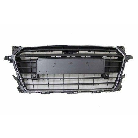 Ensemble de grille centrale de radiateur avant noir - Pièces d'origine Audi 8S08536513FZ Ensemble de grille centrale de radiateur avant noir - Pièces d'origine Audi 8S08536513FZ