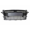 Ensemble de grille centrale de radiateur avant noir - Pièces d'origine Audi 8S08536513FZ Ensemble de grille centrale de radiateur avant noir - Pièces d'origine Audi 8S08536513FZ