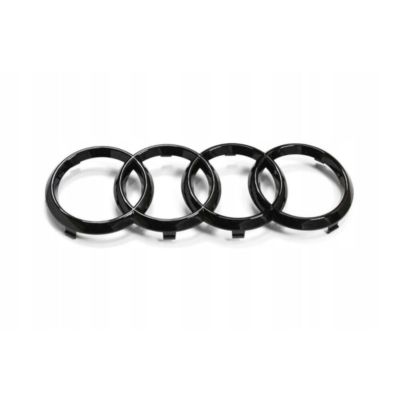 Emblème de calandre avant avec anneaux noirs - Pièces d'origine Audi 8W0071801
