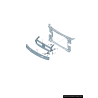 Support de radiateur avant droit coté passager - Pièces d'origine Audi 8W0807334A Support de radiateur avant droit coté passager - Pièces d'origine Audi 8W0807334A