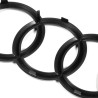 Emblème de badge d'anneaux avant en noir brillant - Pièces d'origine Audi 4H0853605CT94 Emblème de badge d'anneaux avant en noir brillant - Pièces d'origine Audi 4H0853605CT94