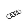 Emblème de badge d'anneaux avant en noir brillant - Pièces d'origine Audi 4H0853605CT94 Emblème de badge d'anneaux avant en noir brillant - Pièces d'origine Audi 4H0853605CT94