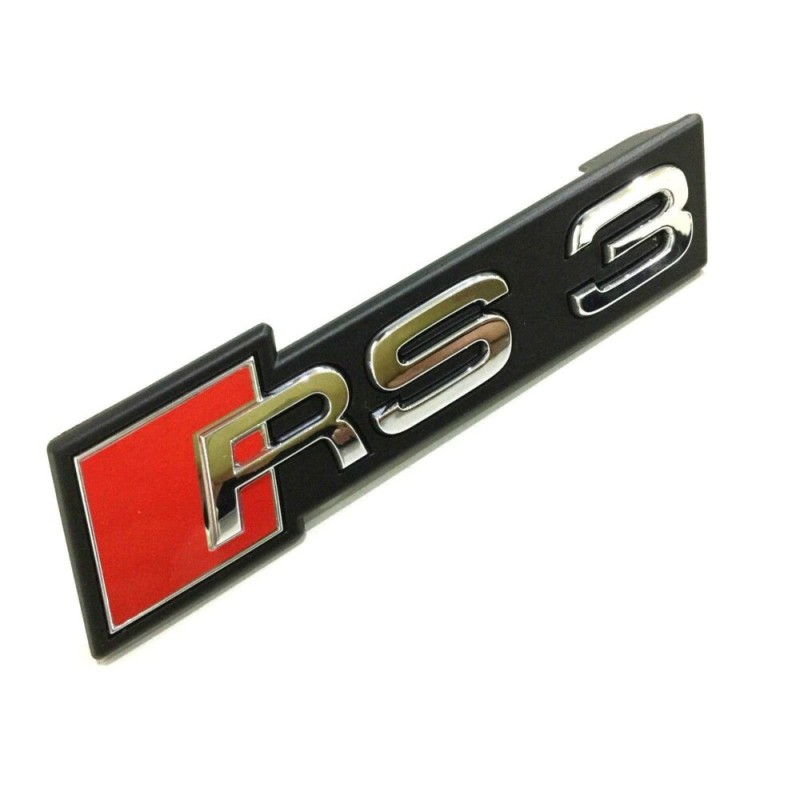Emblème de calandre de badge avant RS3 Chrome - Pièces d'origine Audi 8V5853736B2ZZ/8V5853755 Emblème de calandre de badge avant RS3 Chrome - Pièces d'origine Audi 8V5853736B2ZZ/8V5853755
