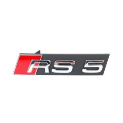 Emblème de calandre de badge avant RS5 Chrome - Pièces d'origine Audi 8T0853736B2ZZ