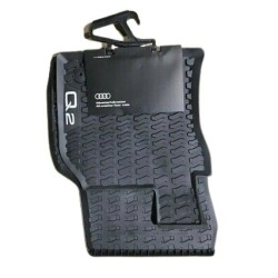 Tapis de sol en caoutchouc avant ensemble RHD uniquement - Pièces d'origine Audi 81C061501041