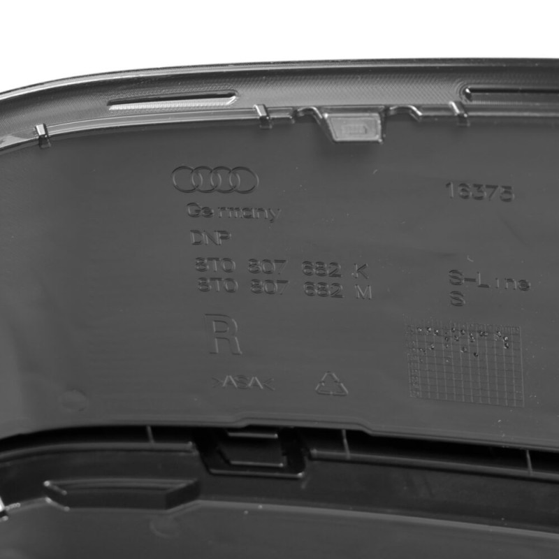 Pare-chocs avant S-Line avec ensemble de grille de lumière antibrouillard gauche et droite - Pièces d'origine Audi 8T0807681K0